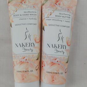Nakery Beauty Hand Body wash Body butter crepe repair Seductive Comfort